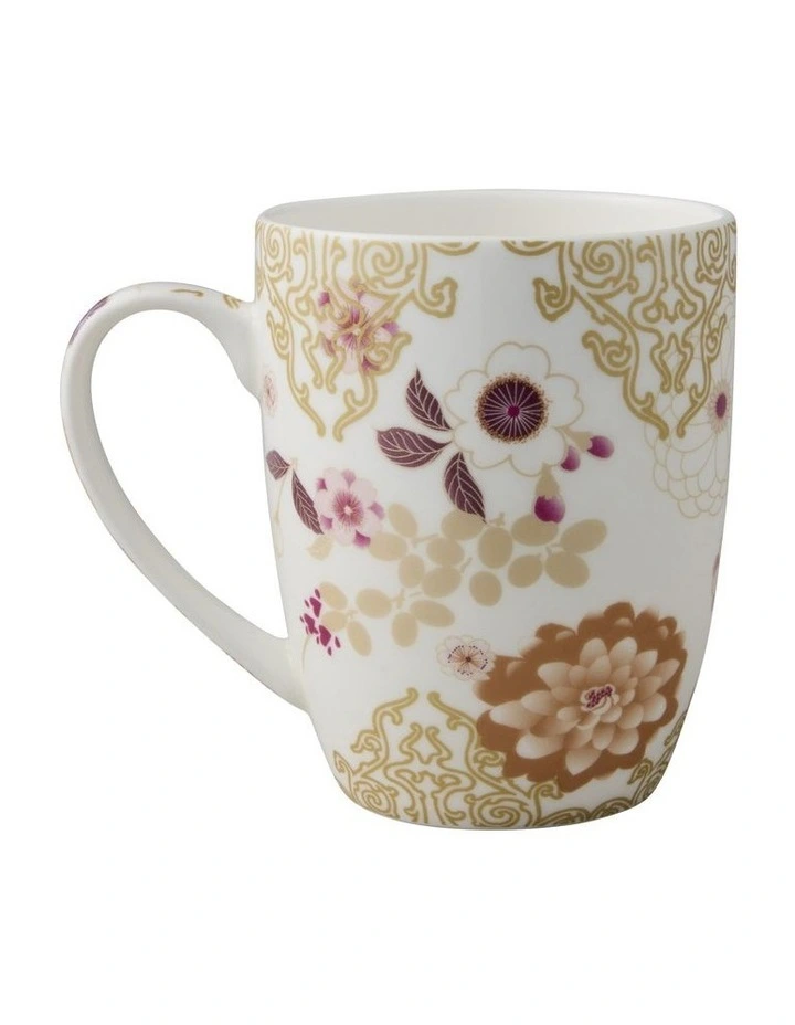 Kimono Mug 400ml in White image 2