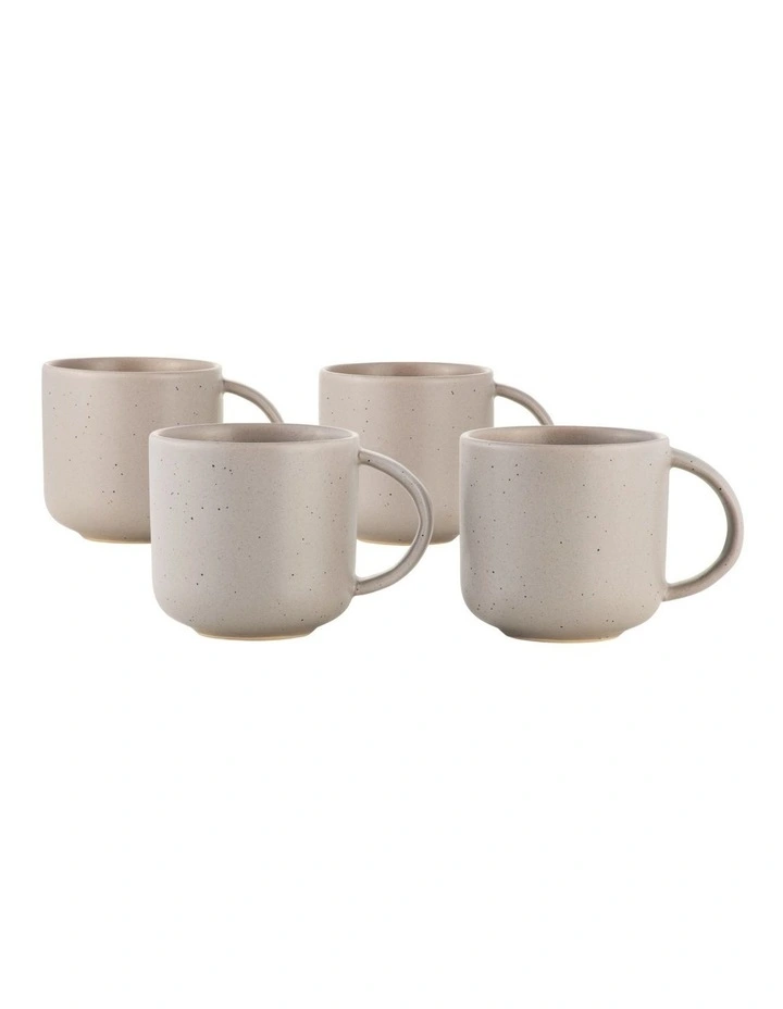 Palette Mug Set of 4 360ml Gift Boxed in Grey Speckle image 1