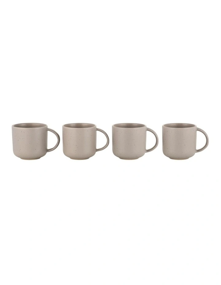 Palette Mug Set of 4 360ml Gift Boxed in Grey Speckle image 2