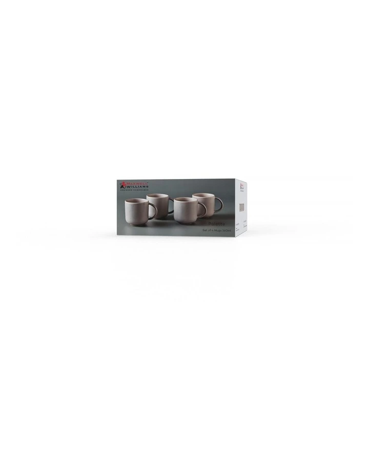 Palette Mug Set of 4 360ml Gift Boxed in Grey Speckle image 3