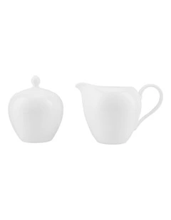 Cashmere Classic Sugar & Creamer Set in White