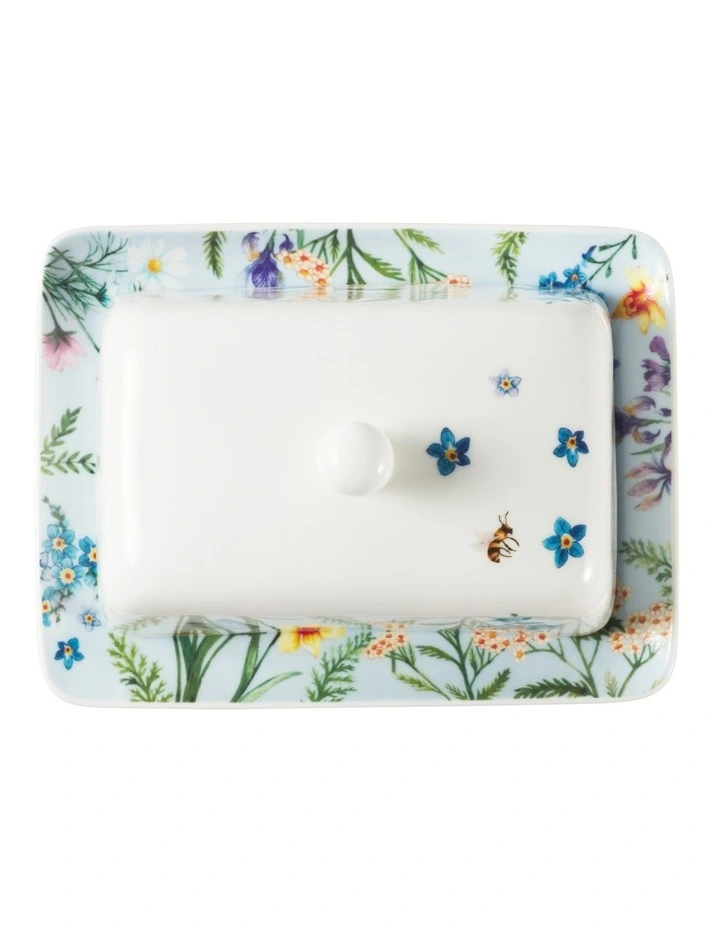 Fluttering Meadow Butter Dish 15.5x10x9.5cm Gift Boxed image 4