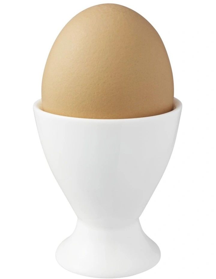 White Basics Egg Cup in White image 2