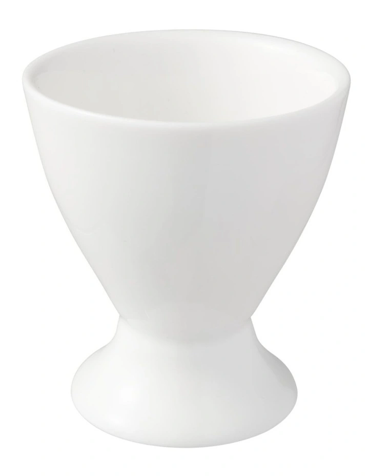 White Basics Egg Cup in White image 3