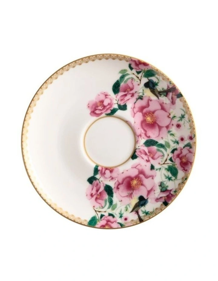 Teas & C's Silk Road Footed Cup & Saucer 200ml Gift Boxed in White image 3