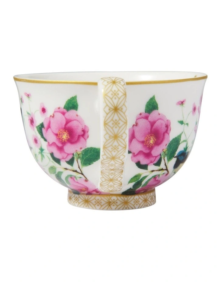 Teas & C's Silk Road Demi Cup & Saucer 85ml Set of 2 Gift Boxed in White image 4
