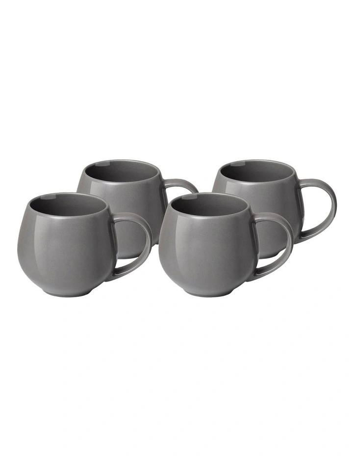 Concorde Mug 475ml Set of 4 Gift Boxed in Charcoal image 2