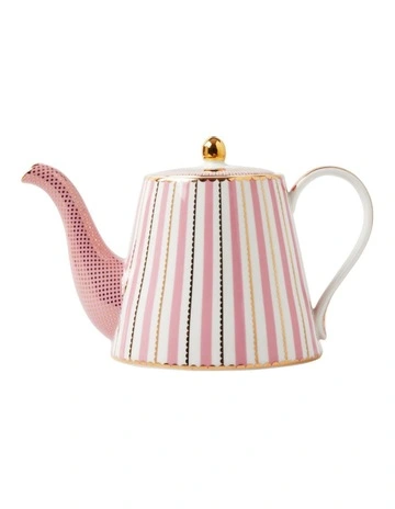 Teas & C's Regency Teapot With Infuser 1L Gift Boxed in Pink