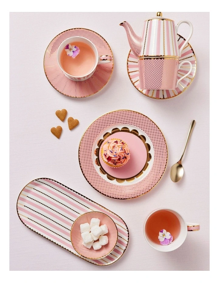 Teas & C's Regency Cup & Saucer 240ml Gift Boxed in Pink image 5