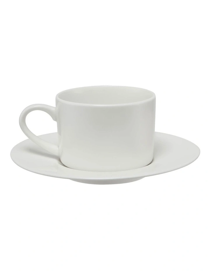 White Basics Straight Cup & Saucer 230ml image 2