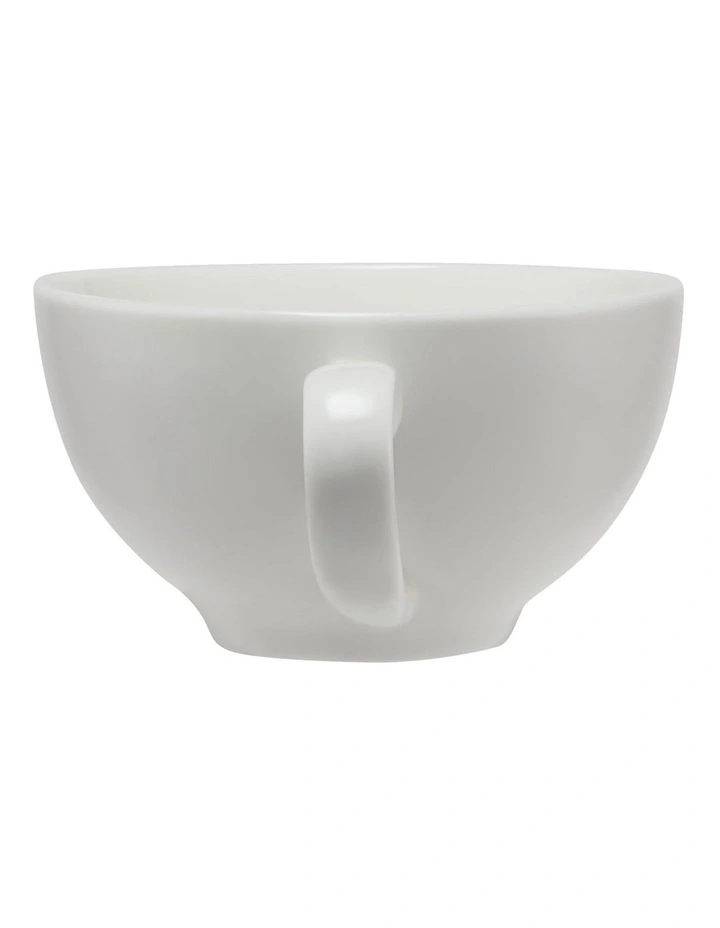 White Basics Coupe Cup & Saucer 200ml image 4