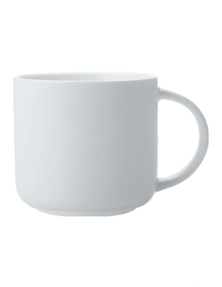 White Basics Mug 440ml Set of 4 in White image 1