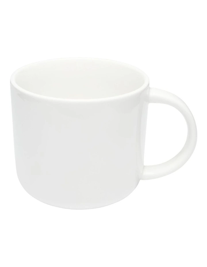 White Basics Mug 440ml Set of 4 in White image 2
