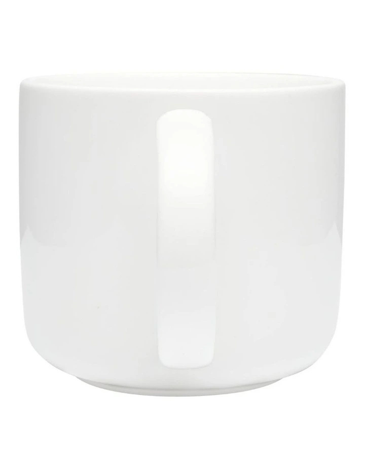 White Basics Mug 440ml Set of 4 in White image 3