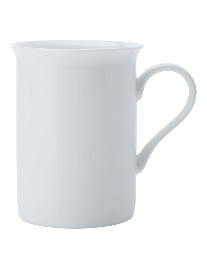White Basics Flared Mug Large 500ml Set of 4 image 2