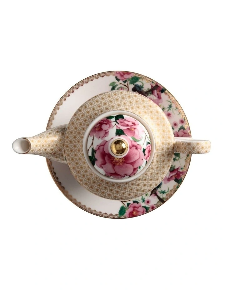 Teas And C's Silk Road Tea For One With Infuser 380ml Gift Boxed in White image 2