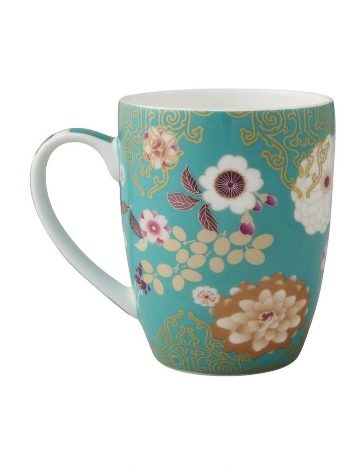 Kimono Mug 400ml in Teal image 2