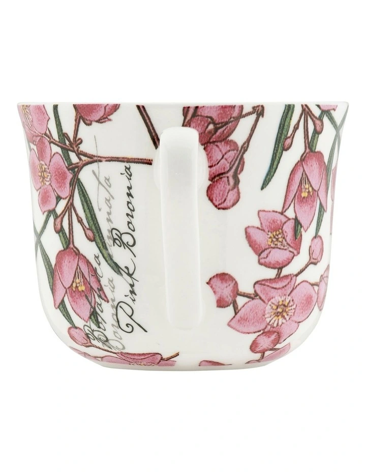 Royal Botanic Gardens Cup & Saucer 450ml Boronia Gift Boxed in Multi image 3