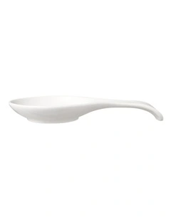 White Basics Round Spoon Rest 23cm