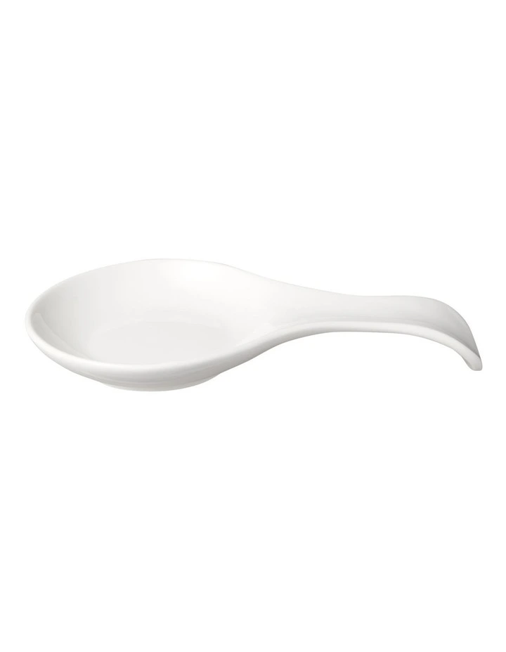 White Basics Round Spoon Rest 23cm image 2