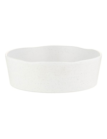 Onni Speckle Serving Platter 33x4.5cm in White
