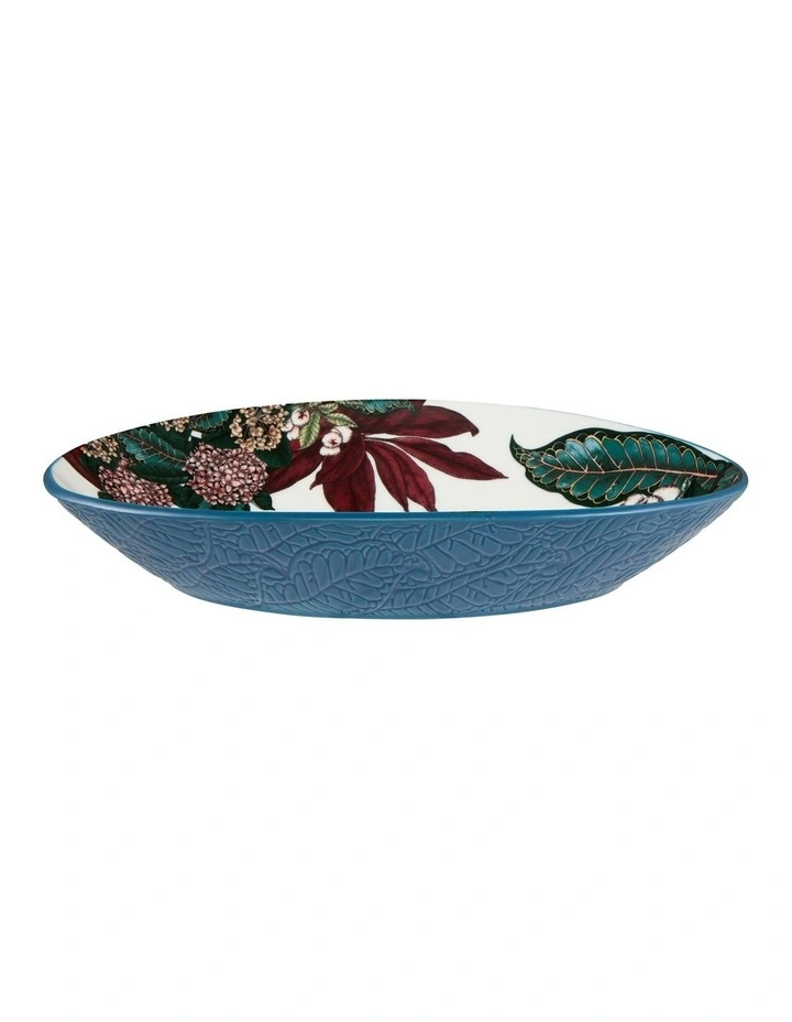 The Blck Pen Reminisce Oval Serving Bowl 25x17cm Gift Boxed in Multi image 2