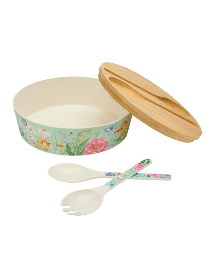 Botanica Melamine Bowl With Lid 25cm in Multi image 2
