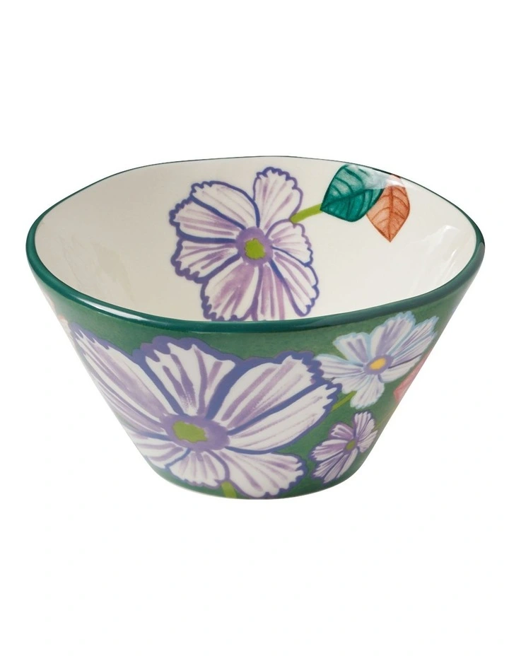 Poppy Love Conical Serving Bowl 14.5x8cm in Purple image 1