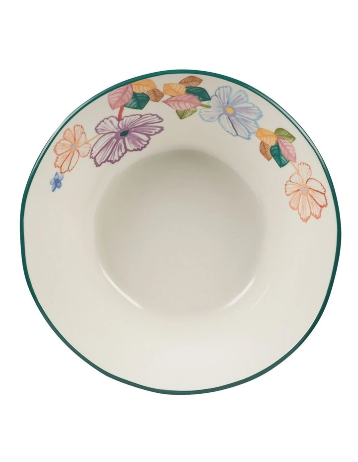 Poppy Love Conical Serving Bowl 25x9cm Gift Boxed in Green image 2