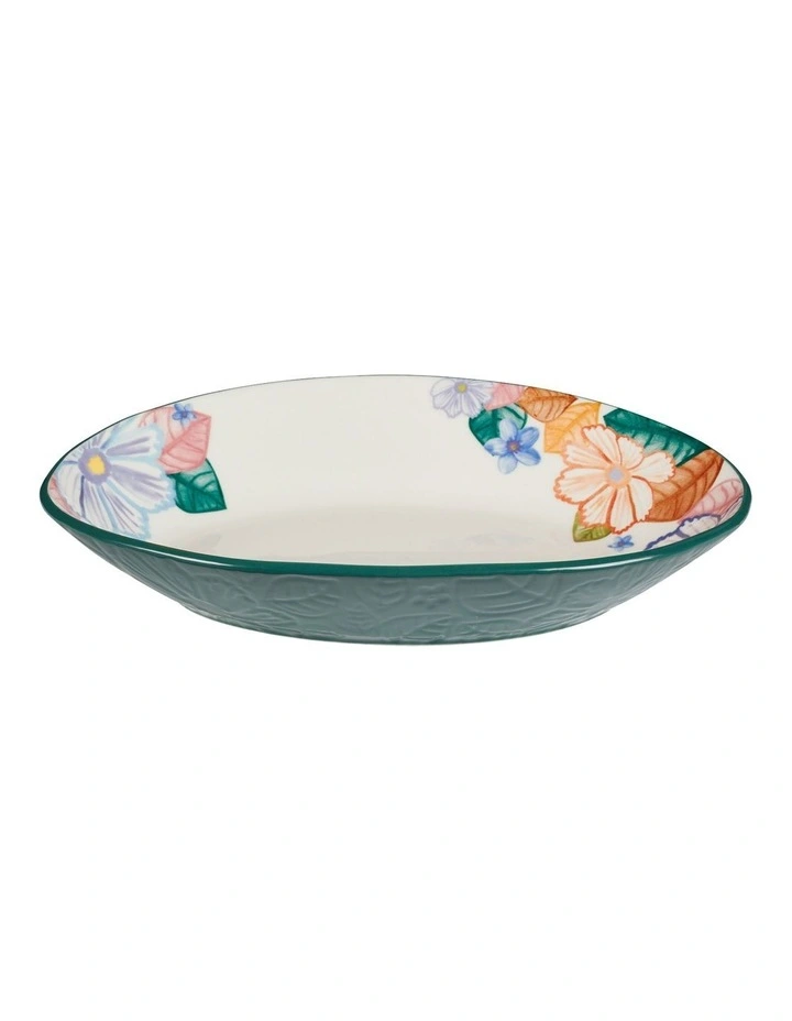 Poppy Love Oval Serving Bowl 25x17x5.5cm Gift Boxed in White image 2