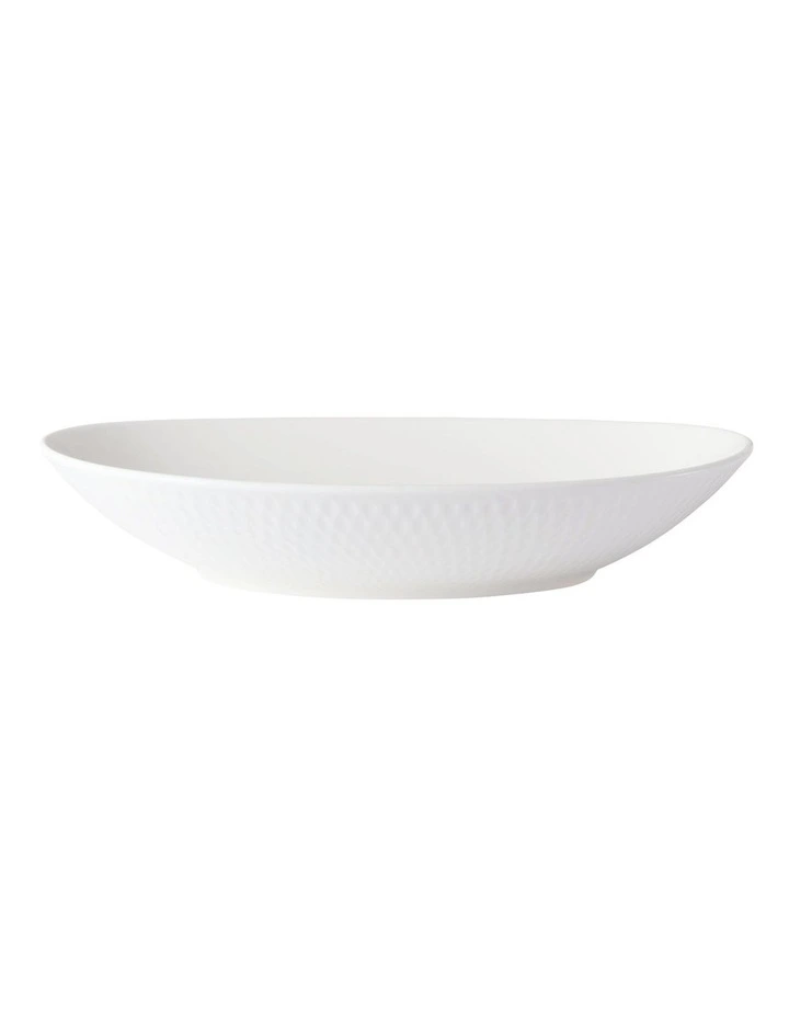 Oval Bowl 25x17cm in White image 3