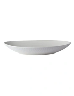 Oval Bowl 30x21cm in White