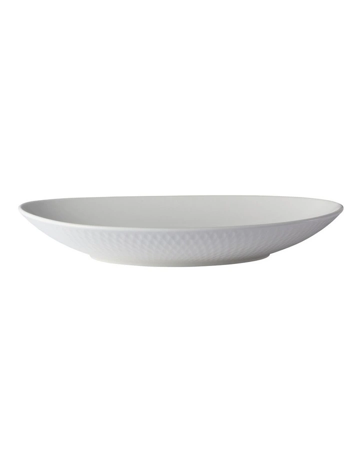Oval Bowl 30x21cm in White image 1