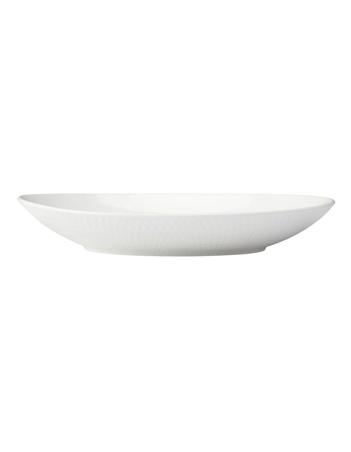 Oval Bowl 30x21cm in White image 2