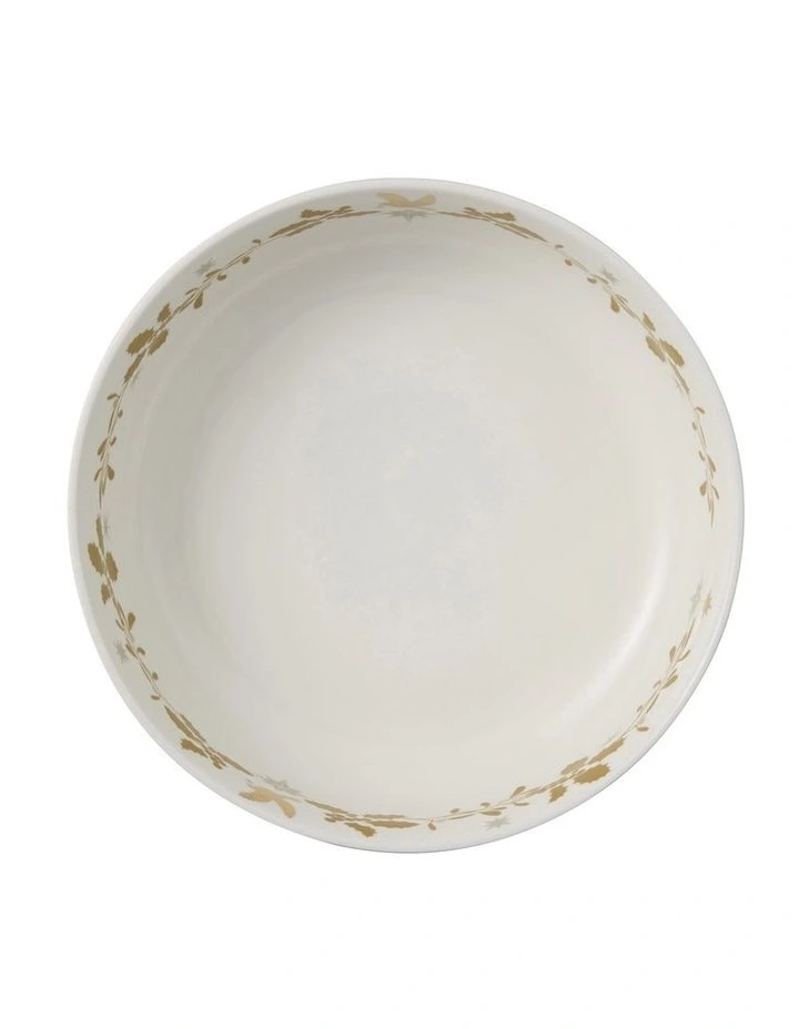 Christmas Serving Bowl 25x8cm in White image 2
