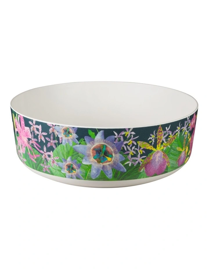 Tropical Twilight Melamine Large Serving Bowl 28x10cm image 2