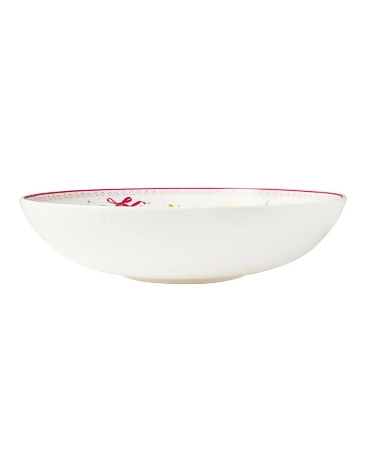 White Christmas 2026 Serving Bowl 28x7cm Gift Boxed image 2