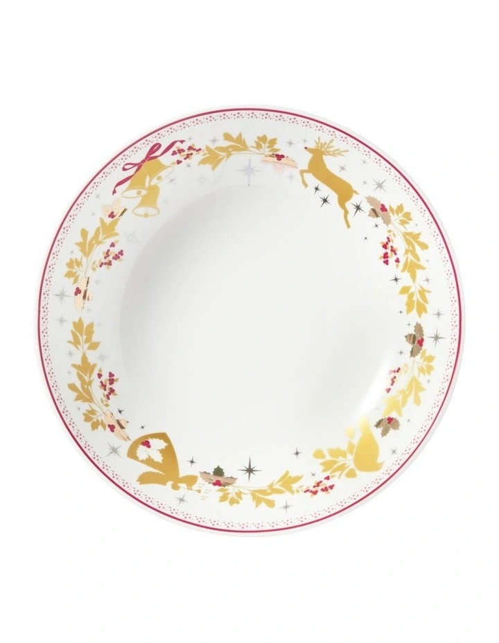 White Christmas 2026 Serving Bowl 28x7cm Gift Boxed image 3
