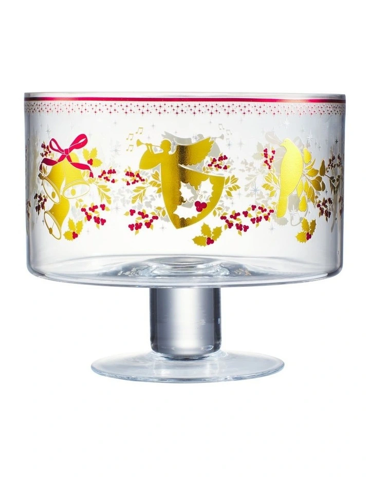 White Christmas 2026 Footed Trifle Bowl 20cm Gift Boxed image 1