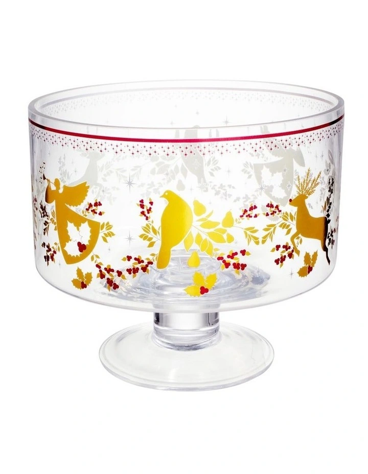 White Christmas 2026 Footed Trifle Bowl 20cm Gift Boxed image 2