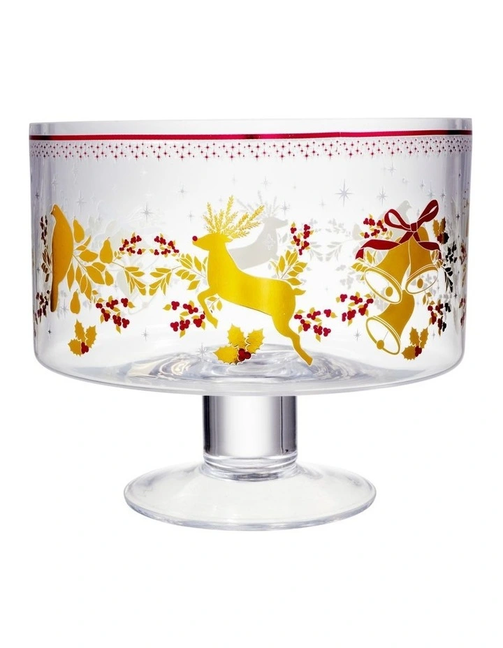 White Christmas 2026 Footed Trifle Bowl 20cm Gift Boxed image 3