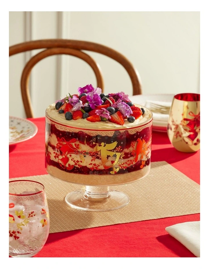 White Christmas 2026 Footed Trifle Bowl 20cm Gift Boxed image 4
