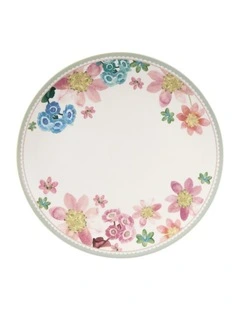 Primula Round Platter 32cm Gift Boxed in White