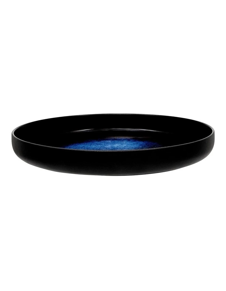 Caviar Midnight High Rim Platter 28cm in Black/Blue image 1