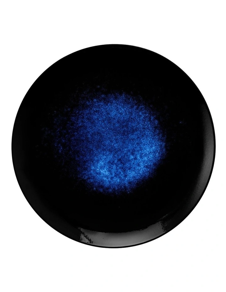 Caviar Midnight Round Platter 36cm in Black/Blue image 1