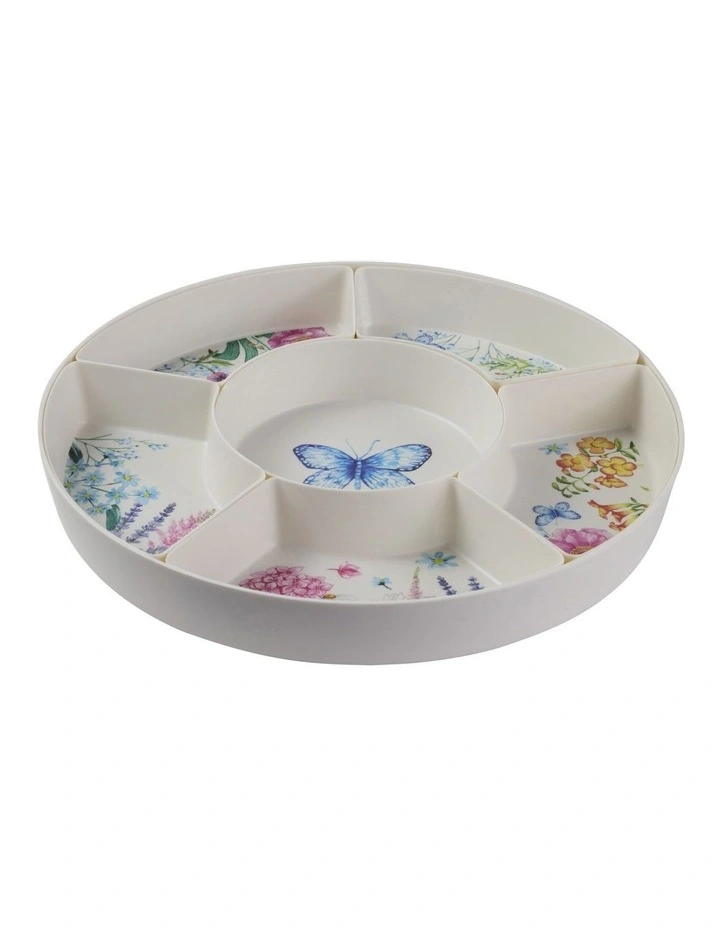 Botanica Melamine Divided Platter 7 Piece Set in Multi image 1