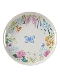 Botanica Melamine Round Serving Tray 35x5cm in Multi
