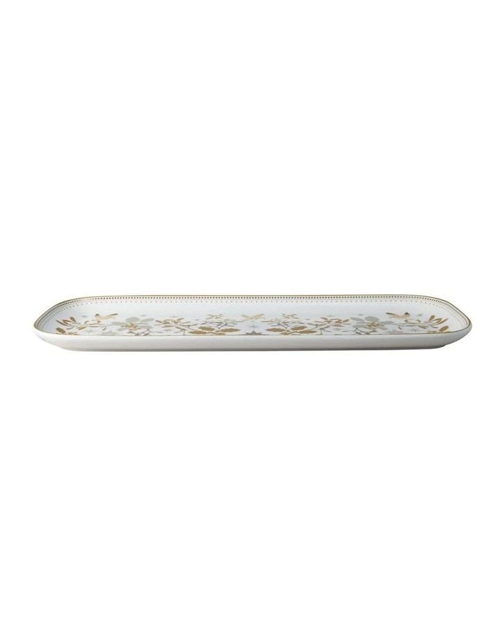 Christmas Oblong Platter 41x17cm in White image 2