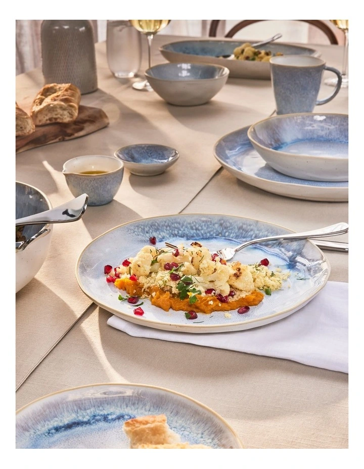 Lunara Round Platter 33cm in Blue image 4