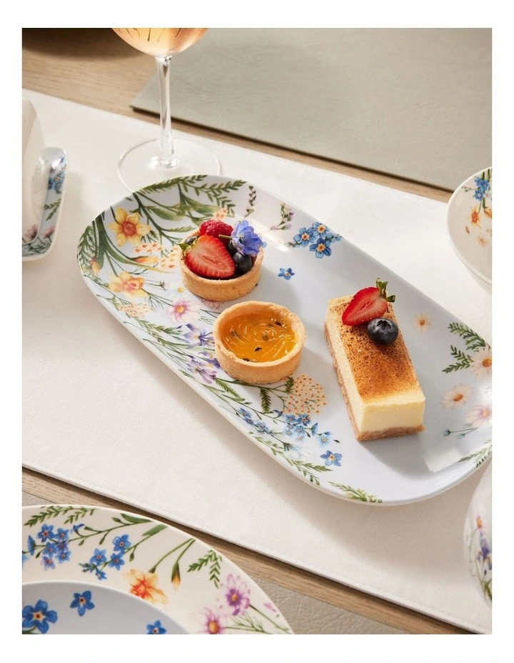 Fluttering Meadow Oblong Platter 33x17.5cm Gift Boxed image 4